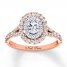 Neil Lane Engagement Ring 1 ct tw Diamonds 14K Rose Gold