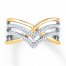 Diamond Ring 1/6 ct tw Round-cut Sterling Silver/10K Gold