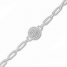 Diamond Bracelet 1/3 ct tw Round-cut Sterling Silver 7.25"