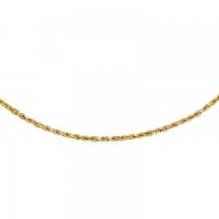 Rope Chain 14K Yellow Gold 22" Length