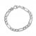 8" Figaro Link Bracelet 14K White Gold Appx. 3.9mm