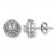 Previously Owned Diamond Earrings 1 ct tw Round-Cut 14K White Gold