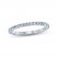 Monique Lhuillier Bliss Diamond Wedding Band 1/4 ct tw Round-cut 18K White Gold