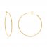 Hoop Earrings 14K Yellow Gold 40mm