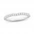 The Kiss Diamond Wedding Band 1/3 ct tw Round-cut Platinum