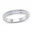 Diamond Wedding Band 1/6 ct tw Round-cut 10K White Gold