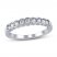 Diamond Anniversary Ring 1/3 ct tw in 14K White Gold