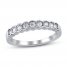 Diamond Anniversary Ring 1/3 ct tw in 14K White Gold