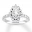 Neil Lane Diamond Engagement Ring 7/8 ct tw 14K White Gold