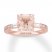 Neil Lane Morganite Engagement Ring 3/8 ct tw Diamonds 14K Gold