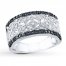 Black & White Diamonds 1/6 ct tw Round-cut Sterling Silver