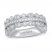 Neil Lane Diamond Anniversary Ring 3/4 ct tw 14K White Gold