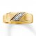 Men's Diamond Wedding Band 1/10 ct tw 10K Yellow Gold