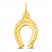 Horseshoe Charm 14K Yellow Gold