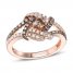 Le Vian Diamond Ring 7/8 ct tw 14K Strawberry Gold