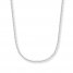 Box Chain 14K White Gold 16" Length