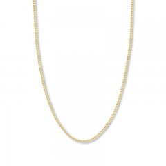 22" Curb Chain 14K Yellow Gold Appx. 3.7mm