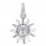 Sun Charm Sterling Silver