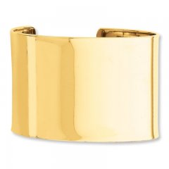 Cuff Bracelet 14K Yellow Gold 47mm Width