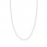 24" Figaro Chain Necklace 14K White Gold Appx. 1.28mm