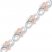 Diamond Bracelet 1/8 ct tw Round-cut Sterling Silver/10K Gold