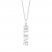 Hallmark Diamonds "Believe" Necklace 1/5 ct tw Round-Cut Sterling Silver/10K Rose Gold 18"