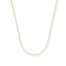 Cable Chain Necklace 14K Yellow Gold 24" Length