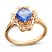 Le Vian Tanzanite Ring 1/6 ct tw Diamonds 14K Strawberry Gold