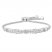 Mom Infinity Bolo Bracelet 1/10 ct tw Diamonds Sterling Silver