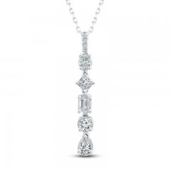 Everything You Are Diamond Necklace 3/4 ct tw 10K White Gold 18"