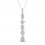 Everything You Are Diamond Necklace 3/4 ct tw 10K White Gold 18"