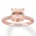 Neil Lane Studio Morganite Ring 1/2 cttw Diamonds 14K Rose Gold