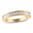 Diamond Wedding Band 3/4 ct tw Princess-cut 14K Yellow Gold