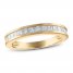 Diamond Wedding Band 3/4 ct tw Princess-cut 14K Yellow Gold