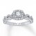 Neil Lane Engagement Ring 5/8 ct tw Princess-cut 14K White Gold