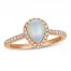 Le Vian Opal Ring 1/3 ct tw Diamonds 14K Strawberry Gold