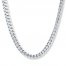 Men's Foxtail Necklace Stainless Steel 20" Length