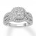 Diamond Engagement Ring 1 ct tw Round-cut 10K White Gold