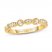 Adrianna Papell Diamond Wedding Band 1/10 ct tw 14K Yellow Gold