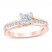 Diamond Engagement Ring 1 ct tw Princess-cut 14K Rose Gold