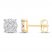 Diamond Stud Earrings 1/2 ct tw 10K Yellow Gold