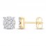 Diamond Stud Earrings 1/2 ct tw 10K Yellow Gold