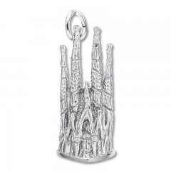 Barcelona Cathedral Sterling Silver Charm