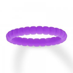 Purple Silicone Women's Wedding Band