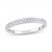 Diamond Wedding Band 1/6 ct tw Round-cut 10K White Gold