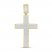 Men's Diamond Cross Pendant 1/2 ct tw Round-cut 10K Yellow Gold