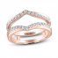 THE LEO Diamond Enhancer Band 3/8 ct tw Round-cut 14K Rose Gold