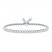 Diamond Bolo Bracelet 1/2 ct tw Sterling Silver