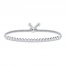 Diamond Bolo Bracelet 1/2 ct tw Sterling Silver