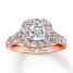 Neil Lane Engagement Ring 2-1/6 ct tw Diamonds 14K Rose Gold